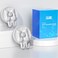 AST Cute DoubleCat Suction Cup Hook 2 Pack Heavy Duty Hooks Upgraded Reliable Force of both Adhesion and Vacuum Wall Holders for Loofah Towel Coat and Bath Robe Waterproof Hanger Matte White