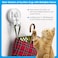 AST Cute DoubleCat Suction Cup Hook 2 Pack Heavy Duty Hooks Upgraded Reliable Force of both Adhesion and Vacuum Wall Holders for Loofah Towel Coat and Bath Robe Waterproof Hanger Matte White