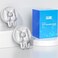 AST Cute DoubleCat Suction Cup Hook 2 Pack Heavy Duty Hooks Upgraded Reliable Force of both Adhesion and Vacuum Wall Holders for Loofah Towel Coat and Bath Robe Waterproof Hanger Matte White