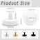 Benvo Suction Cup Hooks No Drill Hooks Stainless Steel Hanging Hooks for Shower Bathroom Kitchen to Hang Towels Robes Loofah Waterproof Hooks Mounting on Glass Doors Tile Mirrors2 Pack White
