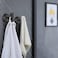 DGYB Large Suction Cup Hooks Black Stainless Steel Suction Shower Hooks for Loofah Set of 2 Towel Hook 11 Lb No Drill Hook for Bathroom
