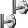 DGYB Large Suction Cup Hooks for Shower Set of 2 Brushed Nickel Towel Hooks for Bathrooms 11 Lbs Wall Hook for Hanging Coat Robes Loofah