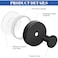 Dntorx Vacuum Suction Cup Hooks 4 Pack Stainless Steel Suction Hook for Shower Bathroom Towel Hooks Shower Hooks Holders Hanging Towels Loofah Robe CoatBlack