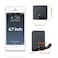 FOTYRIG Adhesive Towel Hooks No Drill Wall Hooks Stick on Wall Hangers Shower Hooks for Inside Shower Bathrooms Kitchen Door Black 4 Packs