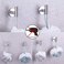 GERZWY Adhesive Hooks Heavy Duty Wall Hooks Waterproof Stainless Steel Coat Hooks Towel Robe Hook Rack Wall Mount 2Packs Brushed Finish DZY026LS