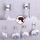 GERZWY Adhesive Hooks Heavy Duty Wall Hooks Waterproof Stainless Steel Coat Hooks Towel Robe Hook Rack Wall Mount 2Packs Brushed Finish DZY026LS
