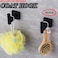 GERZWY Bathroom Matte Black Coat Hook SUS 304 Stainless Steel Single TowelRobe Clothes Hook for Bath Kitchen Garage Heavy Duty Contemporary Hotel Style Wall Mounted 2 Pack DG1407BK