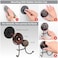HASKO accessories Powerful Vacuum Suction Cup Hooks Heavy Duty Organizer for Towel Bathrobe and Loofah Shower Hooks for Bathroom Kitchen Adhesive 3M Stick Discs Bronze 2 Pack