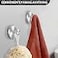 Hcirtnawi Suction Cup Hooks for Shower Bathroom Waterproof Stainless Steel Towel Hooks 15 Lb Capacity Gold2