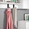 VINHOLD HeavyDuty Square Folding Wall Hooks Sturdy Zinc Alloy Foldable Coat Hooks for Hanging Towel Coat Hat Backpack Key Black Towel Hooks Wall Mount Hanger for Bathroom Kitchen Hotel Office 2 Pack