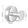 HUFEEOH Heavy Duty Suction Cup Hooks Strong Removable Shower Hooks for Towels Robes Accessories Secure Hold on Glass Tile Mirror Bathroom Kitchen Surfaces 2Pack OShape Silver