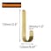 kaileyouxiangongsi Brass Bath Towel Hook Brushed Gold Coat Robe Clothes Hook for Bathroom Kitchen Garage Wall Mounted Pack of 2 No Screw Need