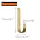 kaileyouxiangongsi Brass Bath Towel Hook Brushed Gold Coat Robe Clothes Hook for Bathroom Kitchen Garage Wall Mounted Pack of 2 No Screw Need