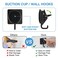 Khdrvok Wreath Cup Hook No Hole Punched BlackPlated Polished Super Suction Hanger for Kitchen Bathroom and Restroom 4 Pack