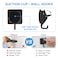Khdrvok Wreath Cup Hook No Hole Punched BlackPlated Polished Super Suction Hanger for Kitchen Bathroom and Restroom 4 Pack