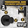 Novsix Matte Black Shower Hooks 2Pcs Sleek Black Suction Cup Hooks for Shower Kitchen Glass Door Mirror Tile 11Lbs Load Removable NoDrill Mount Rust Resistant Suction Towel Hook for Loofah Towel
