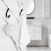 Metaliby 2 Pack Towel Hooks for Bathrooms Wall Mounted Matte Black Bathroom Hooks for Towels Robe Towel Hook for Wall Modern Black Bath Towel Hook