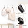 Metaliby 2 Pack Towel Hooks for Bathrooms Wall Mounted Oil Rubbed Bronze Bathroom Hooks for Towels Robe Towel Hook for Wall Modern Bath Towel Hook