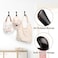 Metaliby 2 Pack Towel Hooks for Bathrooms Wall Mounted Oil Rubbed Bronze Bathroom Hooks for Towels Robe Towel Hook for Wall Modern Bath Towel Hook
