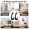 Metaliby 2 Pack Towel Hooks for Bathrooms Wall Mounted Oil Rubbed Bronze Bathroom Hooks for Towels Robe Towel Hook for Wall Modern Bath Towel Hook