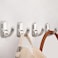 Metaliby 4 Pack Bathroom Hooks for Towels Brushed Nickel Towel Hooks Wall Mounted Bath Towel Robe Hook for Bathrooms Bathroom Wall Hooks for Hanging Towel