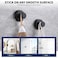 Neknock Suction Cup Hooks for Shower Towel Hooks for Bathroom Kitchen Glass Mirror Tile Stainless Steel Suction Hooks for Hanging Towel Coat Loofah Robe up to 15 lbs 2 Pack Black