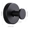 Neknock Suction Cup Hooks for Shower Towel Hooks for Bathroom Kitchen Glass Mirror Tile Stainless Steel Suction Hooks for Hanging Towel Coat Loofah Robe up to 15 lbs 2 Pack Black