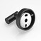 POKIM 2 Pack Matte Black Towel Hook Stainless Steel Bathroom Rustproof Clothes Towel Robe Hook Wall Mounted