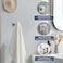 SEIDO 2 Pack Bathroom Towel Hooks 304 Stainless Steel Wall Mounted Hooks for Towels Coats Heavy Duty Bath Towel Holder for Bathroom Kitchen Entryway Brushed Nickel Square Base