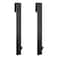 Simtive Extended Shower Door Hooks 10Inch Over Door Hooks for Bathroom Frameless Glass Shower Door Towel Hooks 2Pack Black