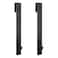 Simtive Extended Shower Door Hooks 10Inch Over Door Hooks for Bathroom Frameless Glass Shower Door Towel Hooks 2Pack Black