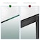 Simtive Extended Shower Door Hooks 7Inch Over Door Hooks for Bathroom Frameless Glass Shower Door Towel Hooks 3Pack Black