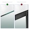 Simtive Extended Shower Door Hooks 7Inch Over Door Hooks for Bathroom Frameless Glass Shower Door Towel Hooks 3Pack Black