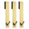 Simtive Extended Shower Door Hooks 7Inch Over Door Hooks for Bathroom Frameless Glass Shower Door Towel Hooks 3Pack Gold