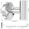 stusgo 6 Packs Silver Towel Hook for Bathroom Wall Drilling Coat Towel Holder Robe Hooks for Hanging Stainless Steel Towel Hooks for Wall Modern Bathroom Towel Hooks