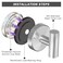 stusgo Silver Suction Cup Hooks for Shower Bathroom Kitchen Glass Door Mirror Tile Bath Robe Hook Holder for Hanging Waterproof Rustproof Suction Towel Hanger 4Pack