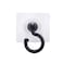 X-SHIYUN XSHIYUN 4 Pack 360Rotating Ceiling Adhesive HookWall Adhesive HooksWaterproof Bathroom Kitchen Heavy Duty Self Adhesive HooksBlack