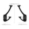 ZAUYX 2 Pack Oil Rubbed Bronze Hooks Decorative Heavy Duty Solid Large Coat Hooks for Towel Hanging Coats Robe Wall Mounted Towel Bags Door Back Bathroom Wall Hook
