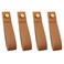 ZZLZX 4PCS Artificial Leather Strap Hangers Wall Mounted Hooks for Towel Bathroom Kitchen Bedroom