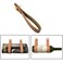 ZZLZX 4PCS Artificial Leather Strap Hangers Wall Mounted Hooks for Towel Bathroom Kitchen Bedroom