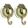 YSSILADI Heavy Duty Vacuum Shower Hooks Glass Suction Cup Bathroom Robe Hooks Reusable No Hole Punched for Garland Decoration Gold 2 Pack