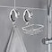 YSSILADI Heavy Duty Vacuum Shower Hooks Glass Suction Cup Bathroom Robe Hooks Reusable No Hole Punched for Garland Decoration Gold 2 Pack