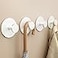 bussdis White Adhesive Wall Hook for Coat and Towel Extra Sticky 12 LB Max Stainless Coat Rack Door Holder Hanger Heavy Duty