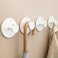 bussdis White Adhesive Wall Hook for Coat and Towel Extra Sticky 12 LB Max Stainless Coat Rack Door Holder Hanger Heavy Duty