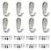 Ulifestar Bathroom Towel HooksHeavy Duty Wall Mounted Hooks Stainless Steel Utility Hooks for Bath Towels Robes Coats Clothes Keys Organizer8 Pack