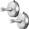 DGYB Suction Cup Hooks for Shower 2Pcs HeavyDuty 15LB Max Load 304 Stainless Steel PVC No Drill Bathroom Wall Hooks for Towels Robe Loofah Brush