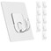 Latoxcaa Large Adhesive Hooks 10 Pack Heavy Duty Utility Hooks for Hanging 33lb Damage Free Sticky Hanging No Trace SelfAdhesive Wall for Kitchen Bathroom Office Multiple Uses