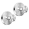 HRMNUS Suction Cup Hooks for Shower BathroomGlass Window Loofah Towel Wreath Hanger for Front Door NoDrill Waterproof Wall Hook Hold2packsBrushed Silver