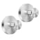 HRMNUS Suction Cup Hooks for Shower BathroomGlass Window Loofah Towel Wreath Hanger for Front Door NoDrill Waterproof Wall Hook Hold2packsBrushed Silver