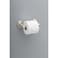 Franklin Brass Jamestown 1Pack Toilet Paper Holder Brushed Nickel Tissue Roll Holder for Bathroom Organization and Storage SpringLoaded Toilet Tissue Holder Wall Bathroom Accessories 9008SN
